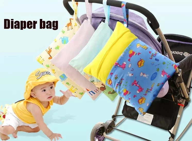 Printed for Mom Baby Bag for Mommy Wetbag TPU Waterproof Storage Diaper Bag